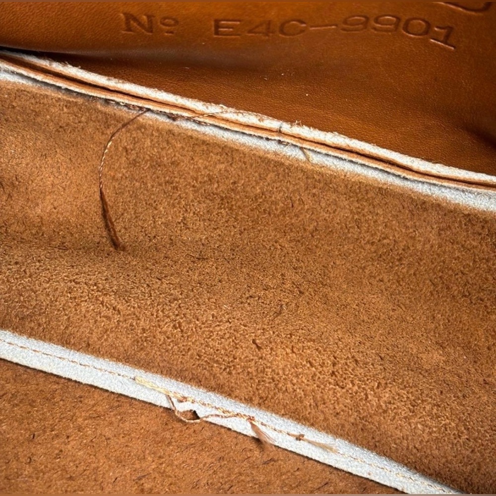 COACH Vintage 1994 Brown Glovetanned Leather Canteen Bag USA Made πΊπΈ - Picture 11 of 16
